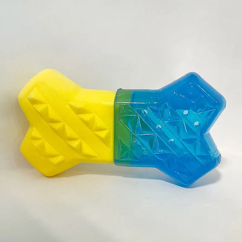Frozen Water Filled Ice Bone Chew Toy For Active Dogs
