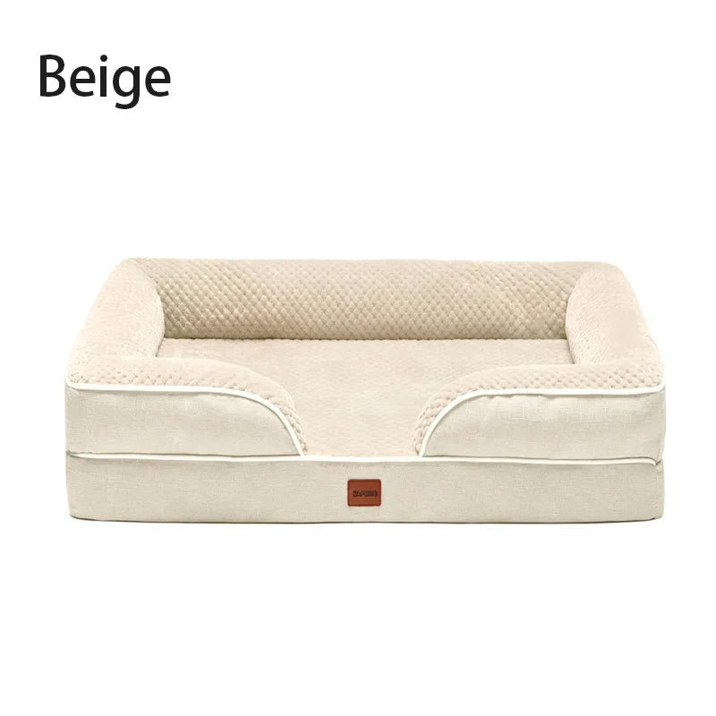 Orthopedic Memory Foam Dog Sofa Bed With Waterproof Washable Cover