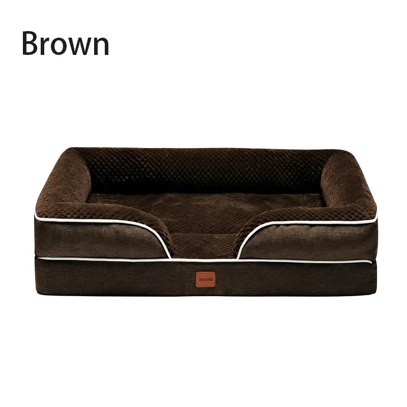 Orthopedic Memory Foam Dog Sofa Bed With Waterproof Washable Cover