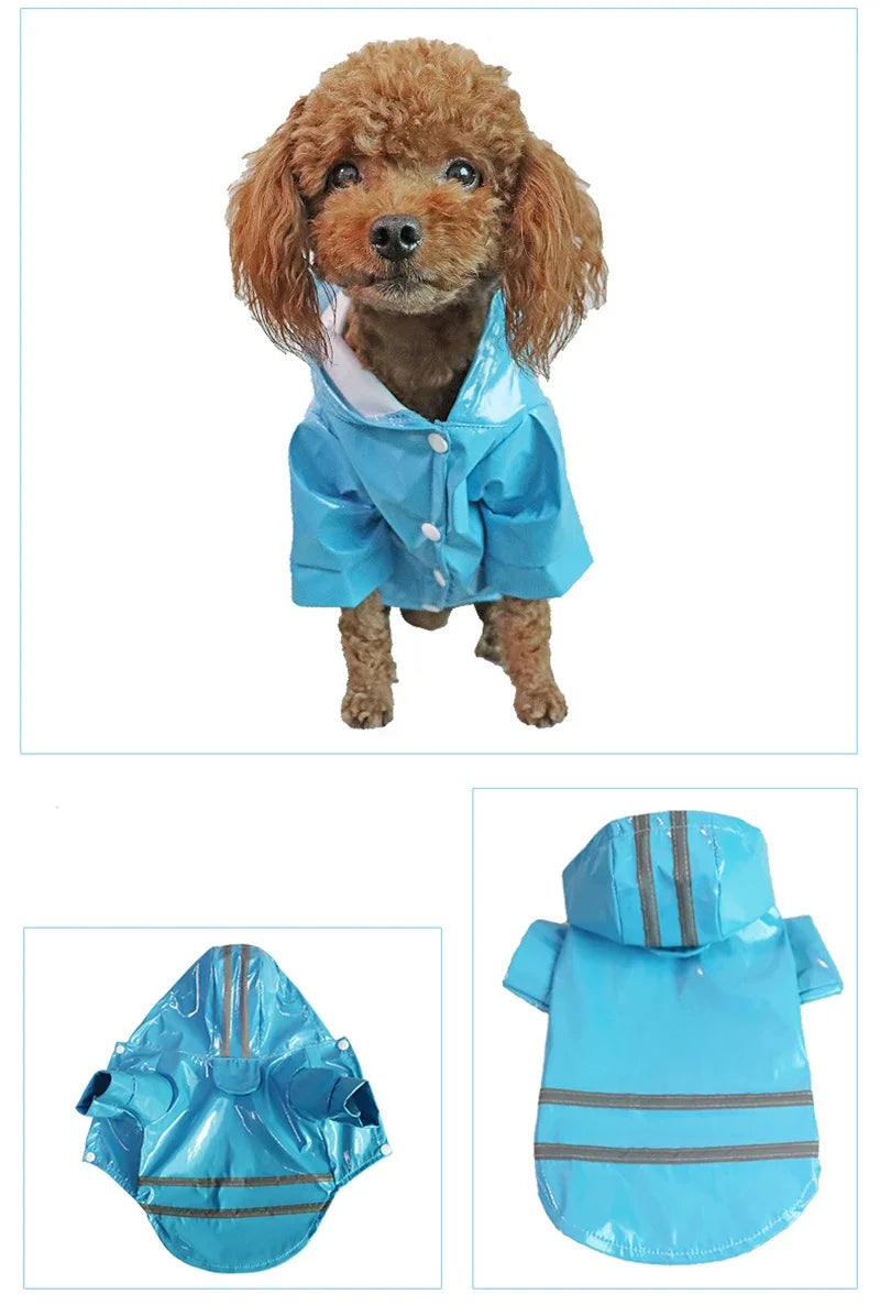 Waterproof Reflective Raincoat For Dogs And Cats Outdoor Protection