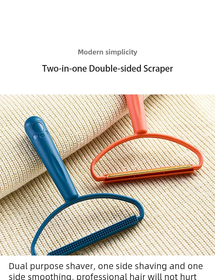 Portable Double Sided Clothes Lint Roller For Pet Hair Removal