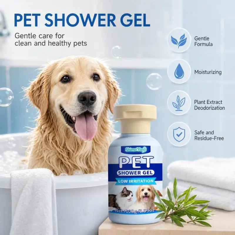 Gentle Moisturizing Cat And Dog Shampoo For Pet Odor Control