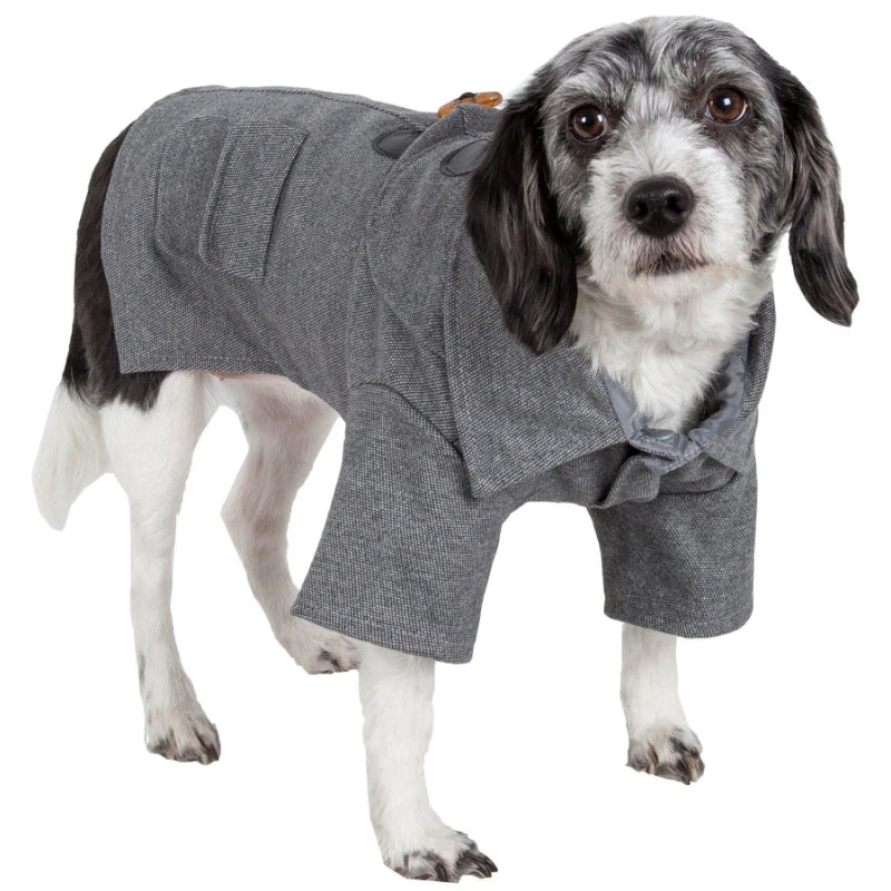 Premium Riveted Collared Dog Coat Warm Windproof Pet Jacket