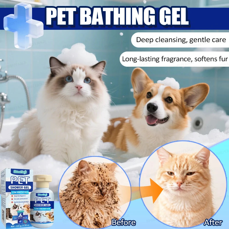 Hypoallergenic Pet Shampoo And Conditioner For Cats And Dogs