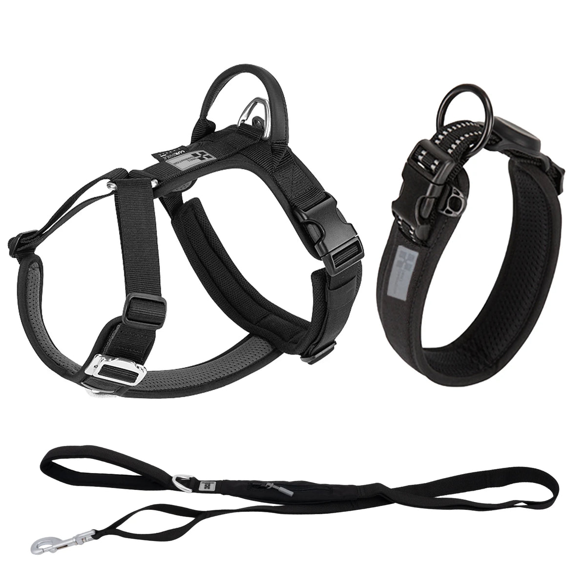 SMALL COMBINATION Reflective No Pull Dog Harness and Leash Set