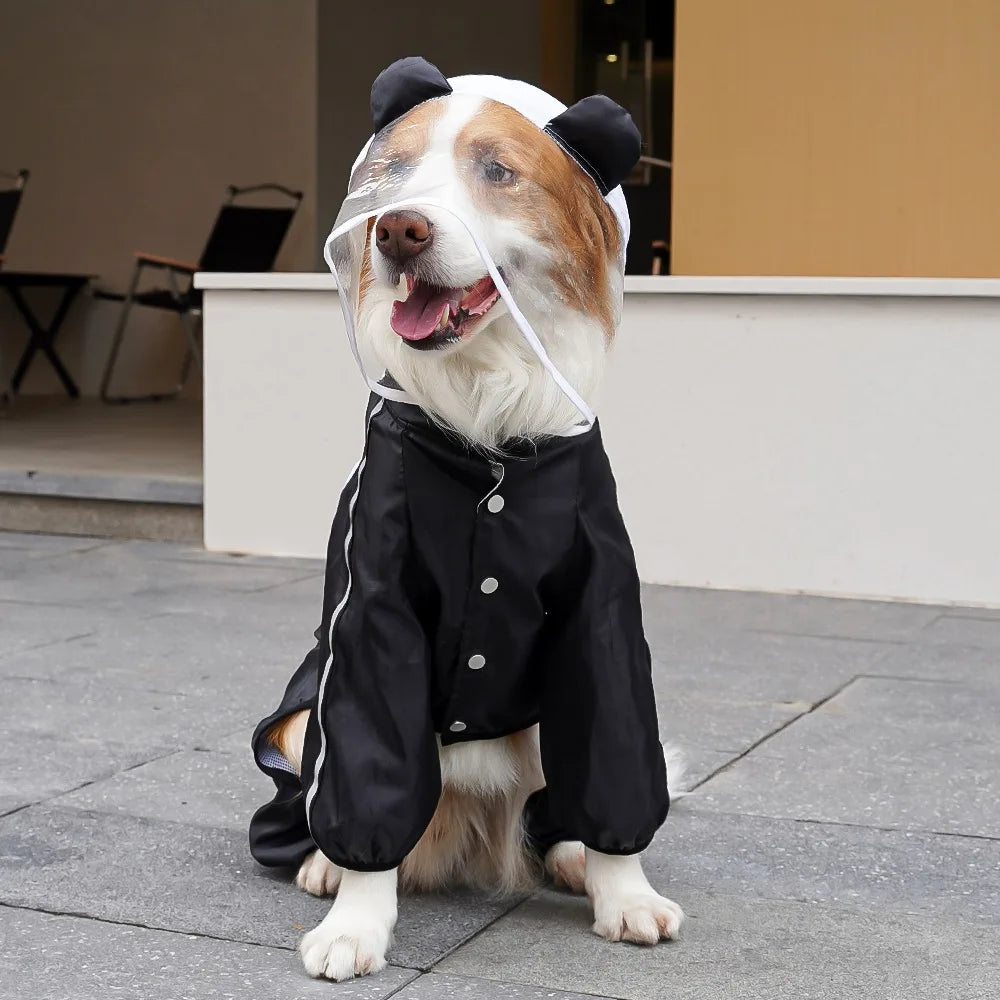 Waterproof Reflective Hooded Raincoat For Dogs And Cats
