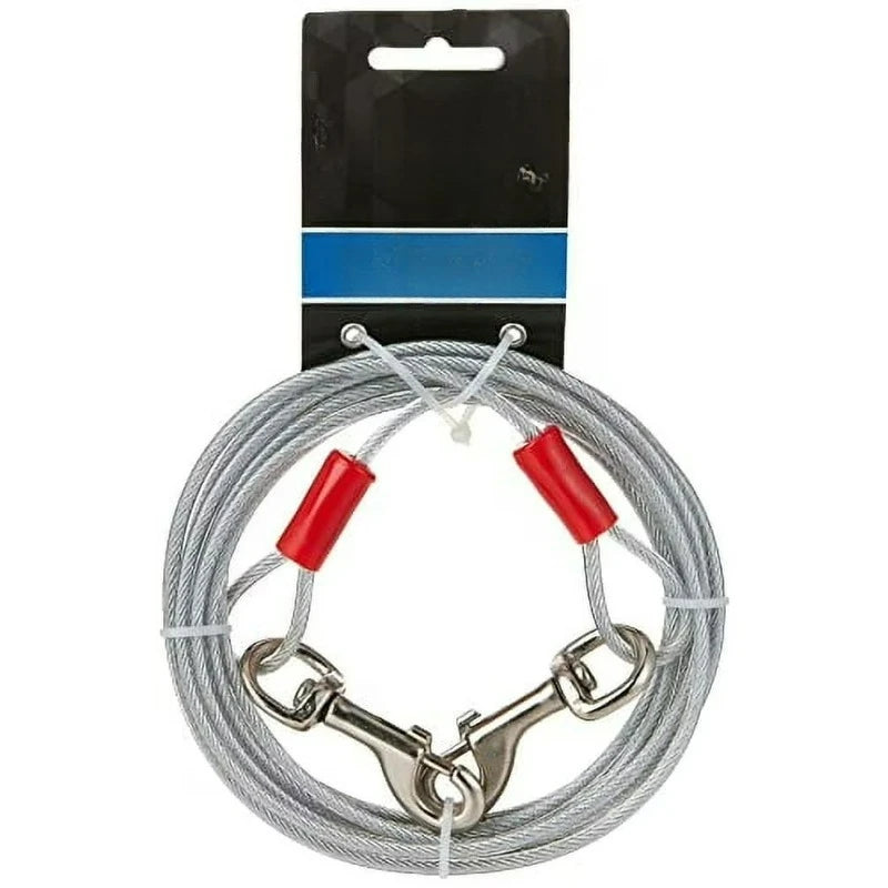Heavy Duty Galvanized Steel Dog Tie Out Cable Outdoor Safety