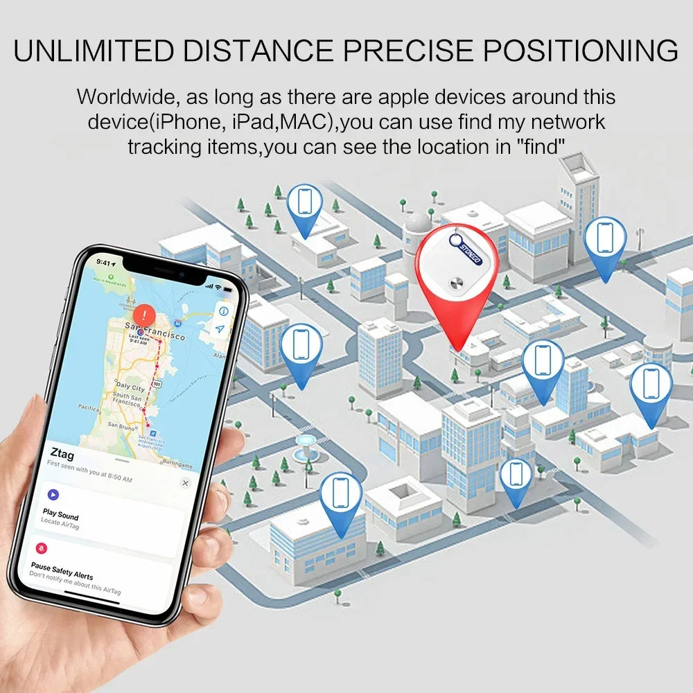 STONEGO Bluetooth GPS Tracker For Keys Pets And Luggage Locator