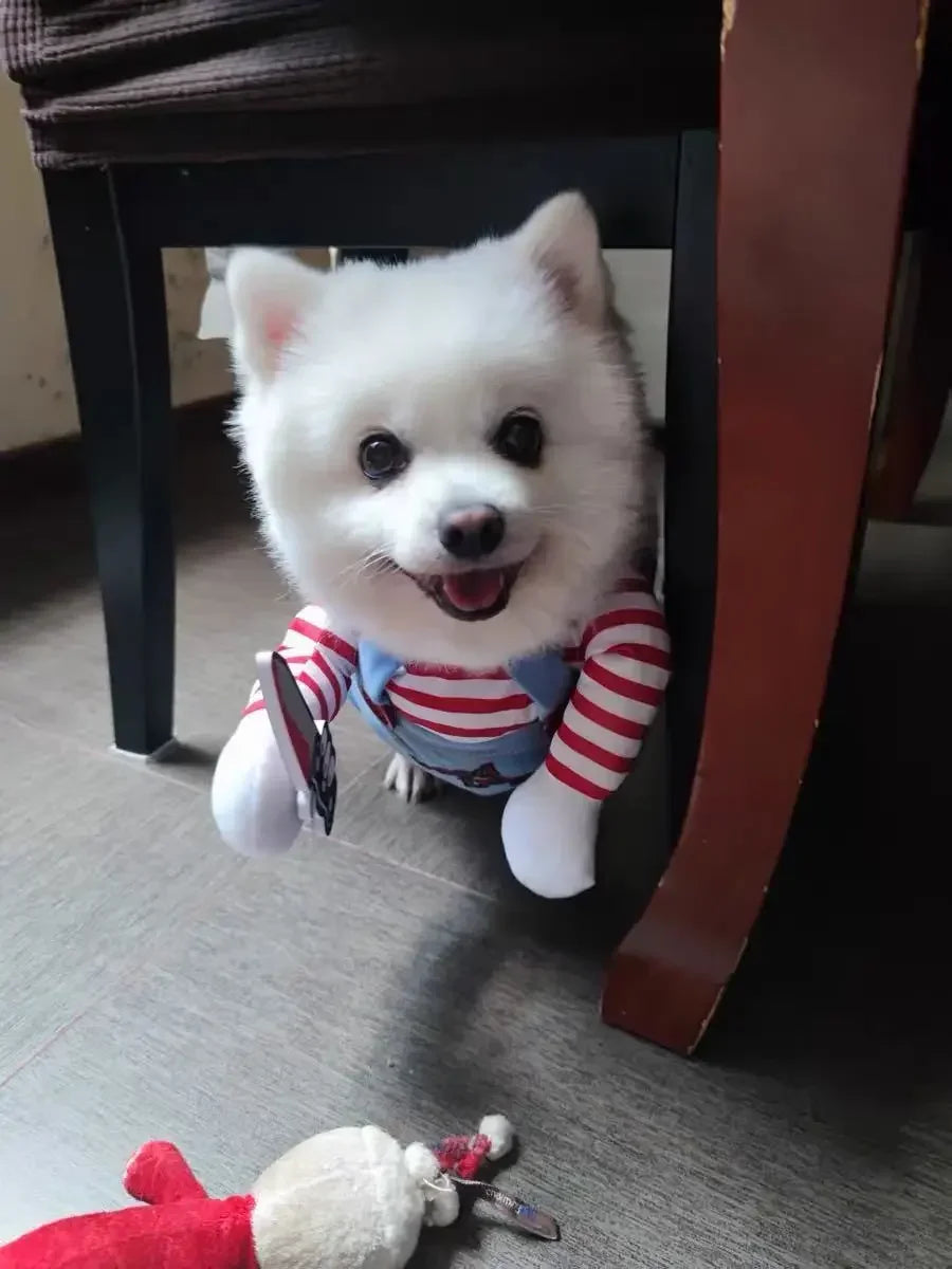 Holapet Halloween Chucky Pet Costume For Dogs And Cats