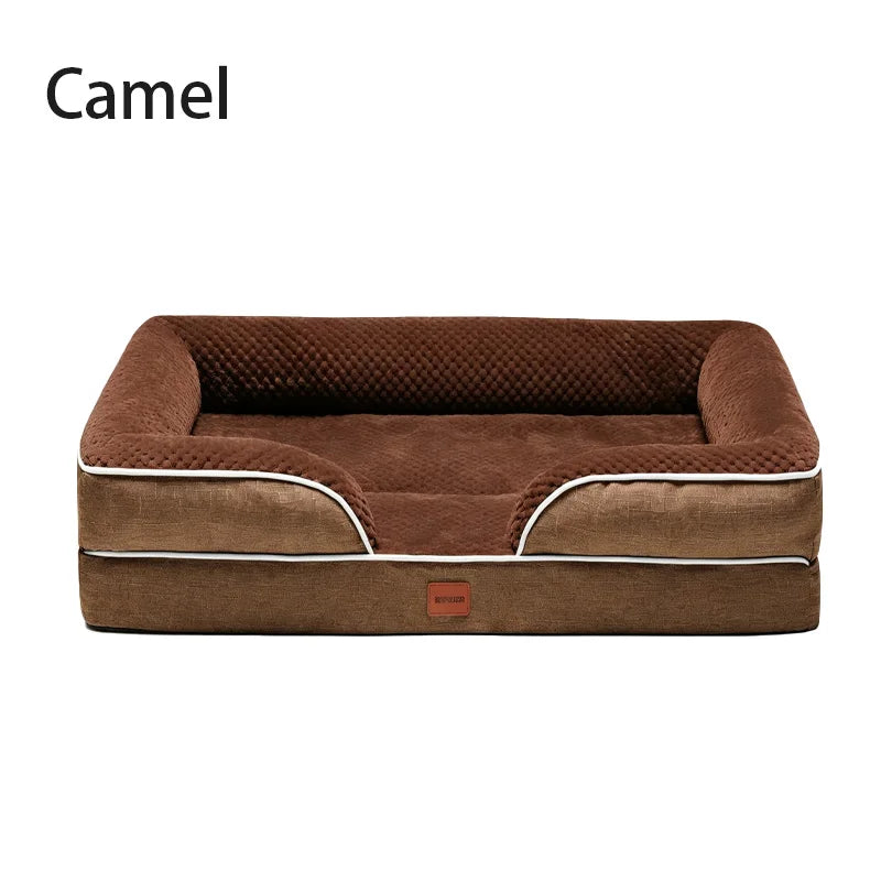 Orthopedic Memory Foam Dog Sofa Bed With Waterproof Washable Cover
