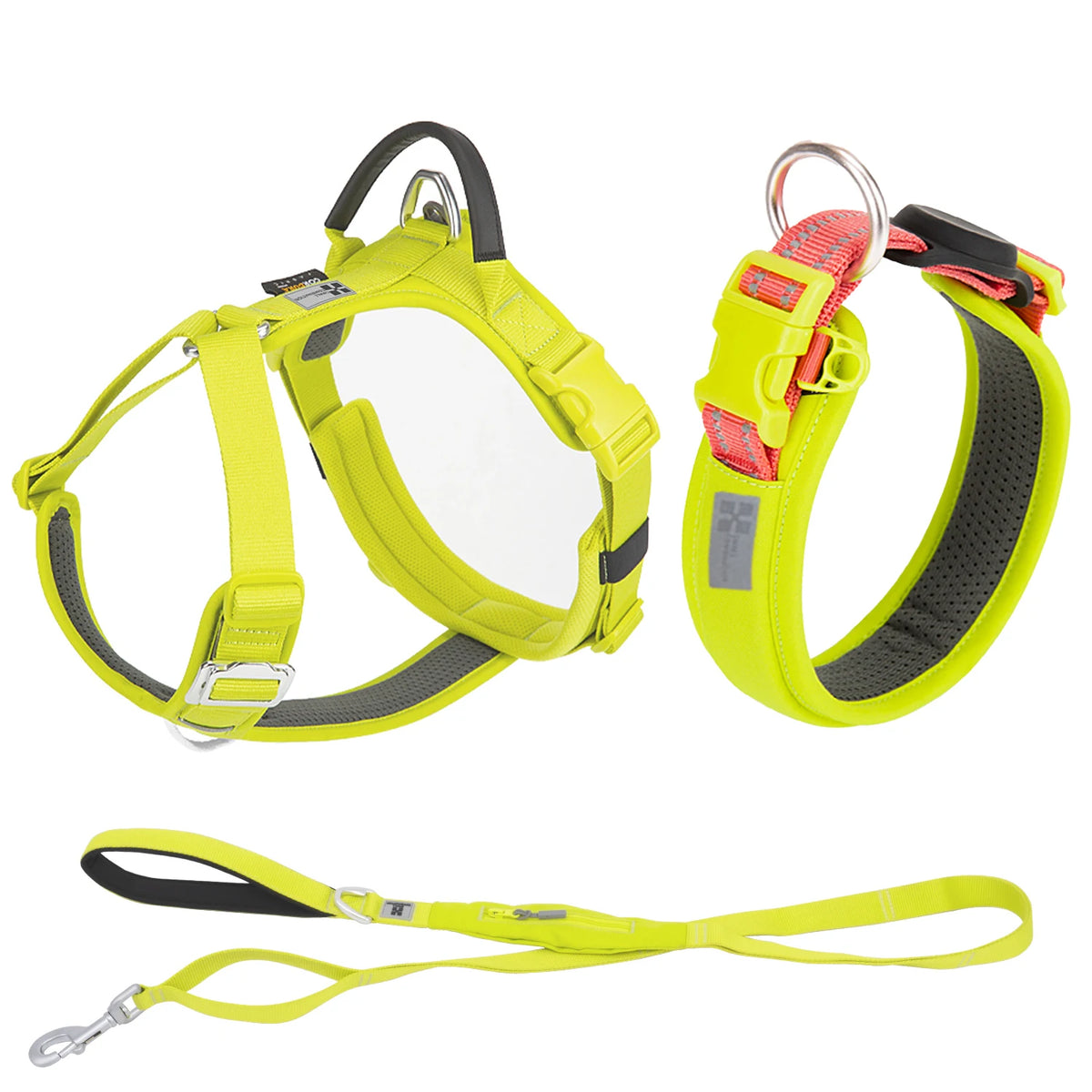 SMALL COMBINATION Reflective No Pull Dog Harness and Leash Set