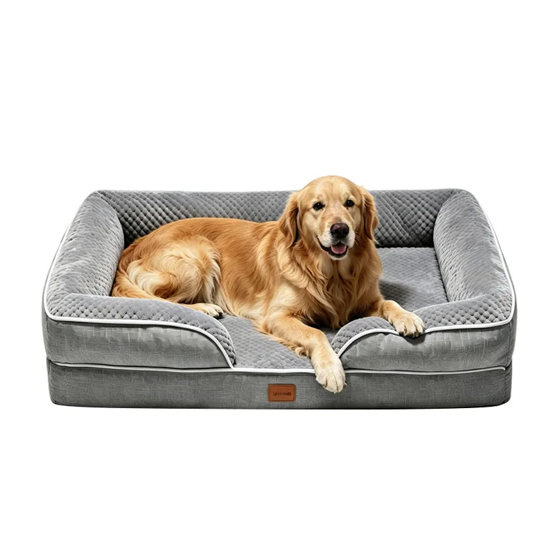 Orthopedic Memory Foam Dog Sofa Bed With Waterproof Washable Cover