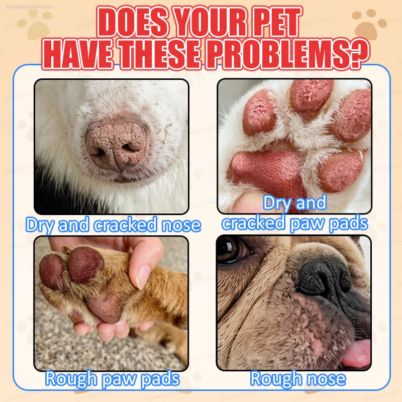 Organic Lick Safe Paw Repair Cream For Dry Pet Paws