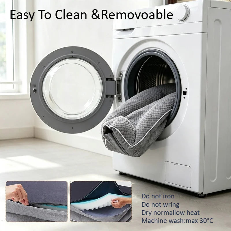 Orthopedic Memory Foam Dog Sofa Bed With Waterproof Washable Cover