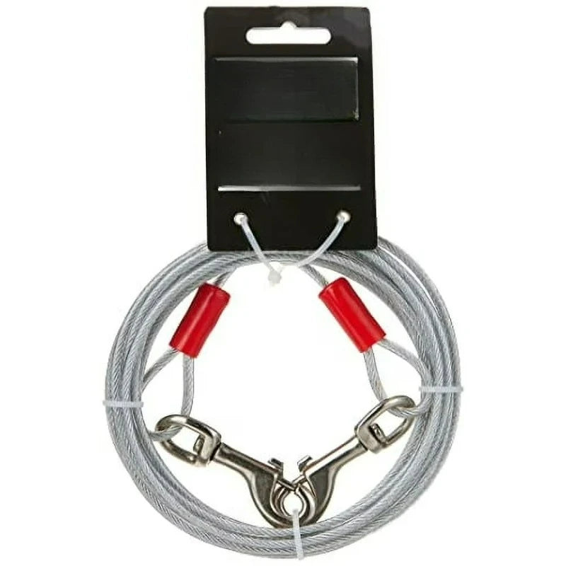 Heavy Duty Galvanized Steel Dog Tie Out Cable Outdoor Safety