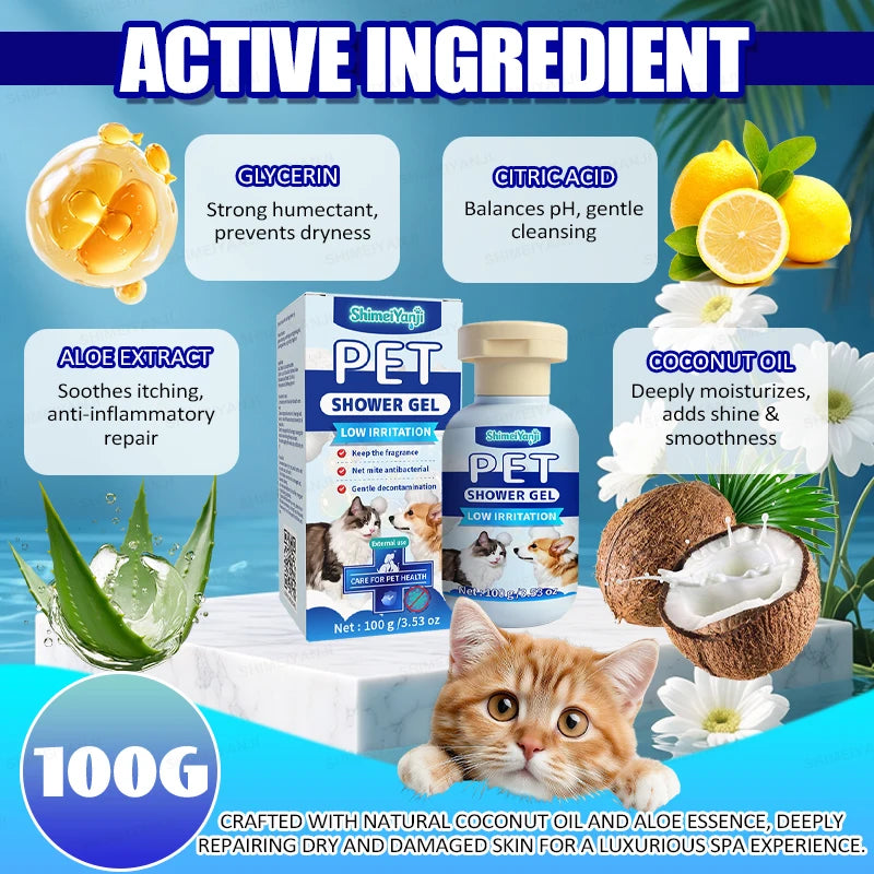 Hypoallergenic Pet Shampoo And Conditioner For Cats And Dogs