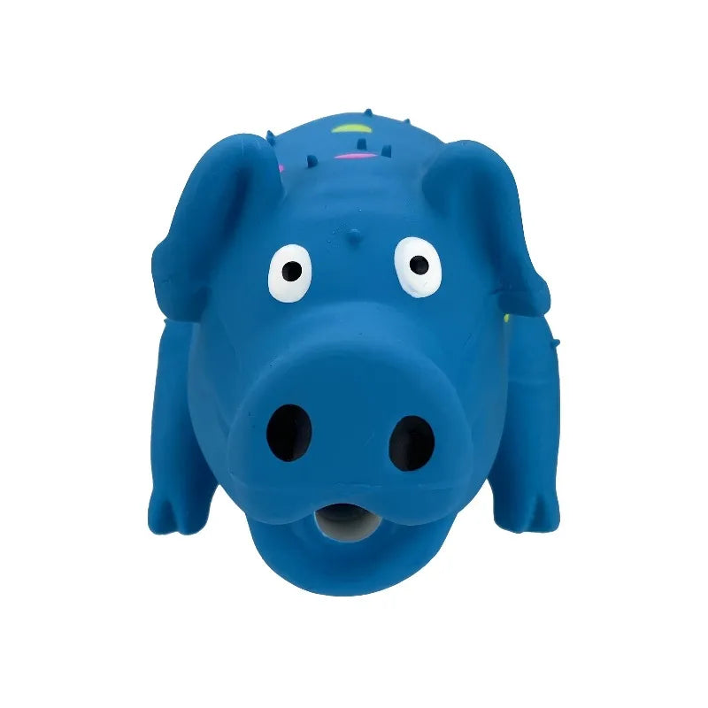 Pig Latex Dog Chew Toy For Interactive Pet Playtime