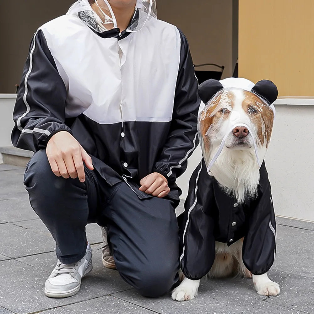 Waterproof Reflective Hooded Raincoat For Dogs And Cats