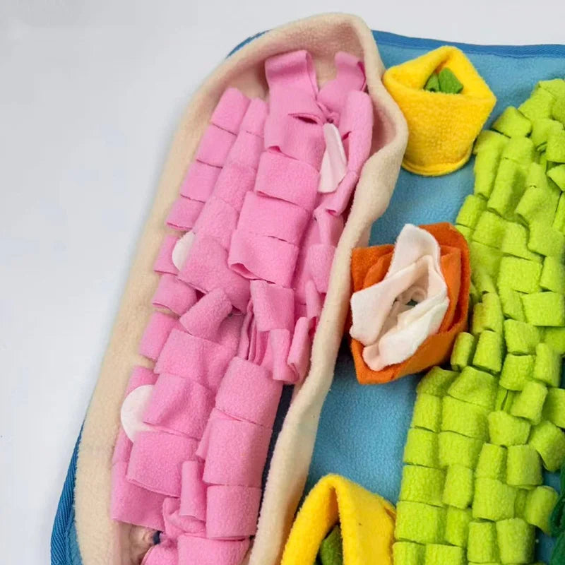 Booteely Pet Snuffle Mat Interactive Puzzle Feeding Rug