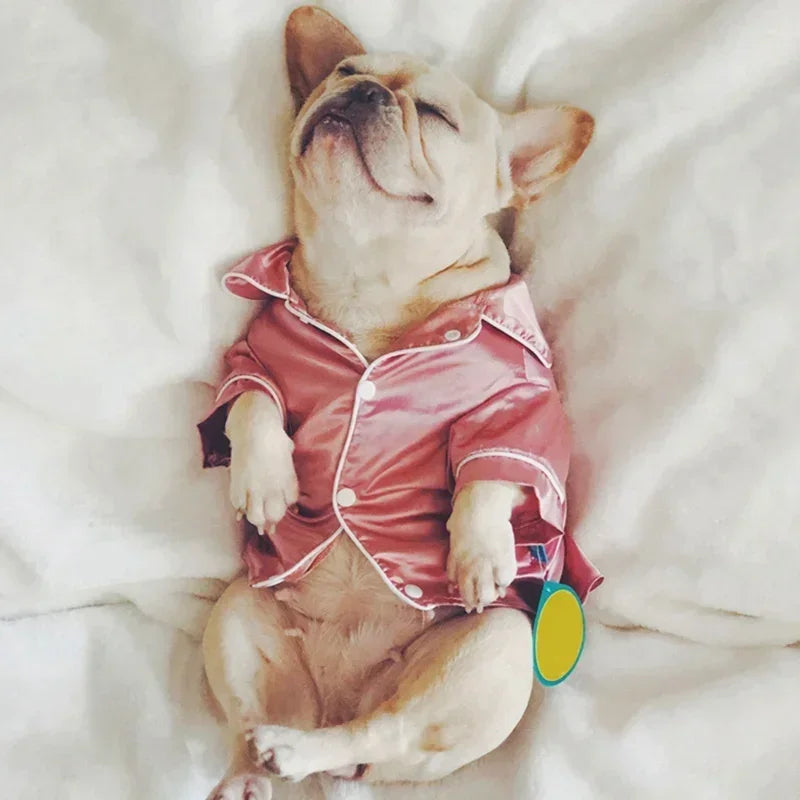 Soft Cotton Pet Pajamas For Small Dogs And Cats Sleepwear