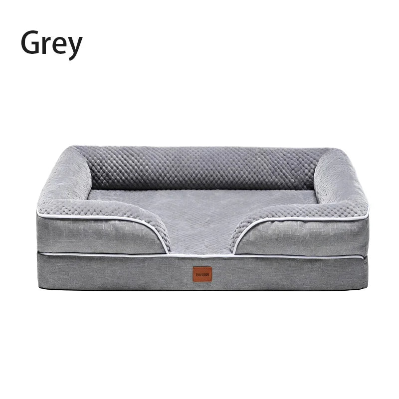 Orthopedic Memory Foam Dog Sofa Bed With Waterproof Washable Cover
