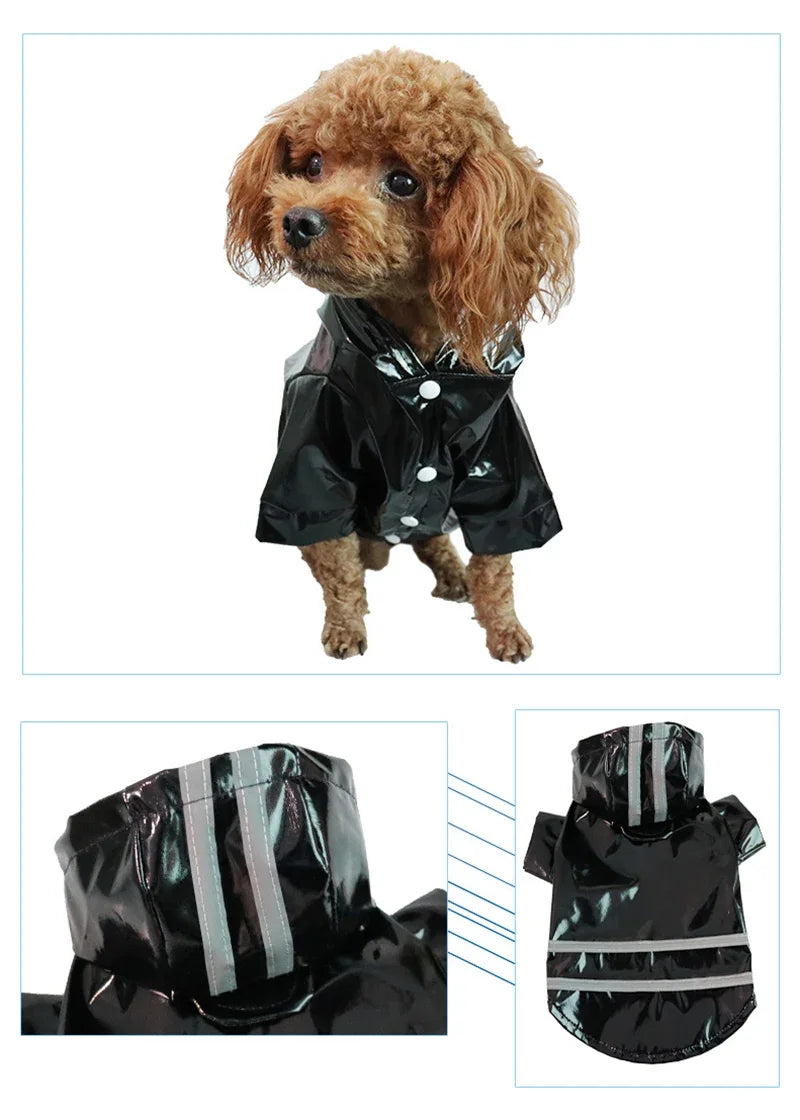 Waterproof Reflective Raincoat For Dogs And Cats Outdoor Protection