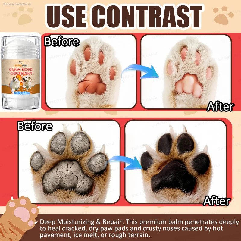 Organic Lick Safe Paw Repair Cream For Dry Pet Paws