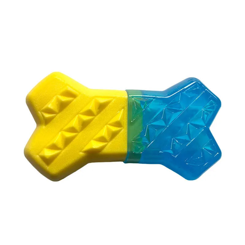 Frozen Water Filled Ice Bone Chew Toy For Active Dogs