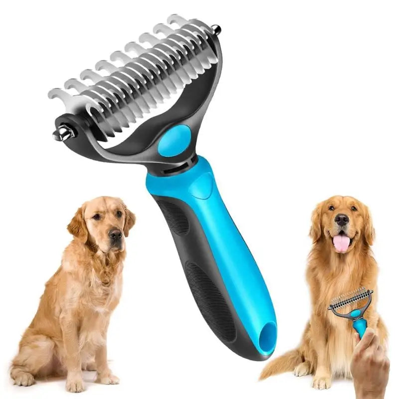 Professional Stainless Steel Pet Dematting Comb For Dogs And Cats