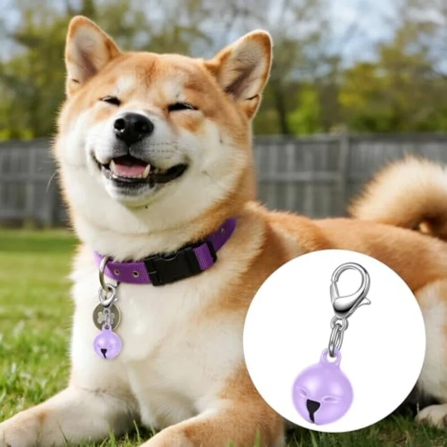 Pet Collar Bells With Key Ring Clasps For Small Pets