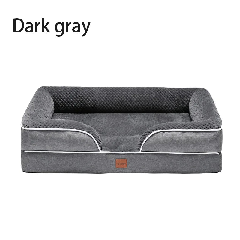 Orthopedic Memory Foam Dog Sofa Bed With Waterproof Washable Cover