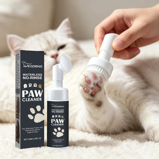 Yegbong Hydrating Pet Paw Dry Shampoo No Rinse Waterless Mousse