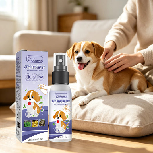 Yegbong Pet Deodorant Spray Moisturizing Skin Care Eliminates Odors