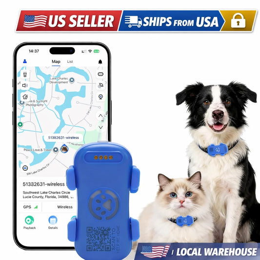 4G GPS Pet Tracker with Real-Time Tracking and IP67 Waterproof