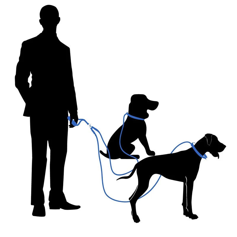 Benepaw Dual Dog Leash No Tangle Coupler With Padded Handle