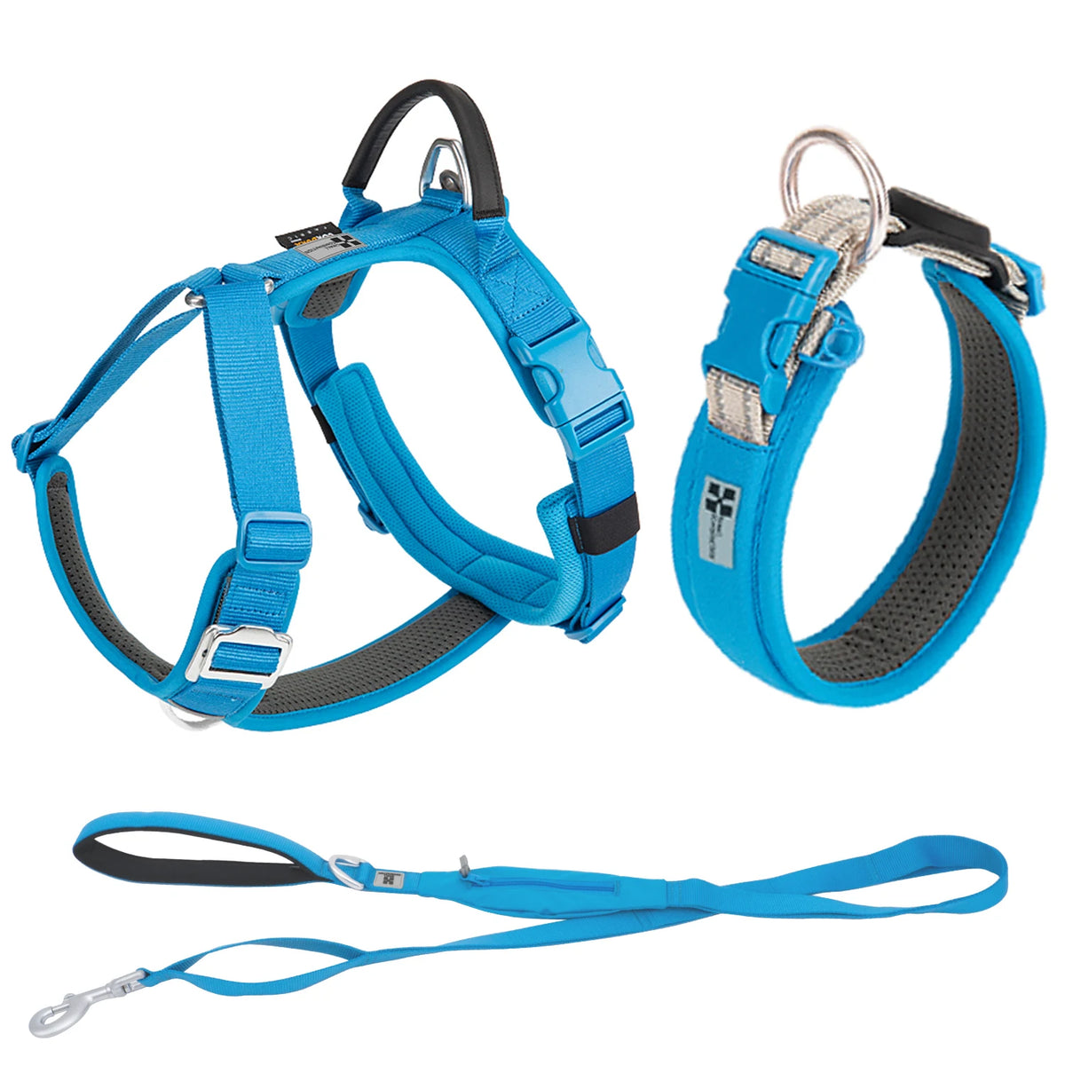 SMALL COMBINATION Reflective No Pull Dog Harness and Leash Set