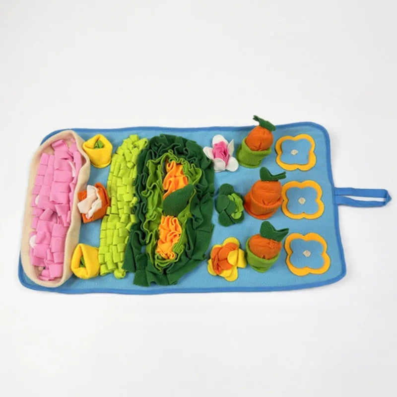 Booteely Pet Snuffle Mat Interactive Puzzle Feeding Rug