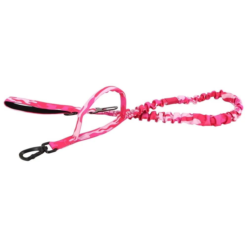 PETRAVEL Adjustable Military Dog Leash With Quick Release Control Handles