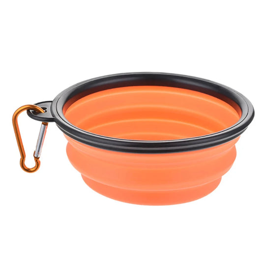 Durable Collapsible Portable Pet Outdoor Food Bowl