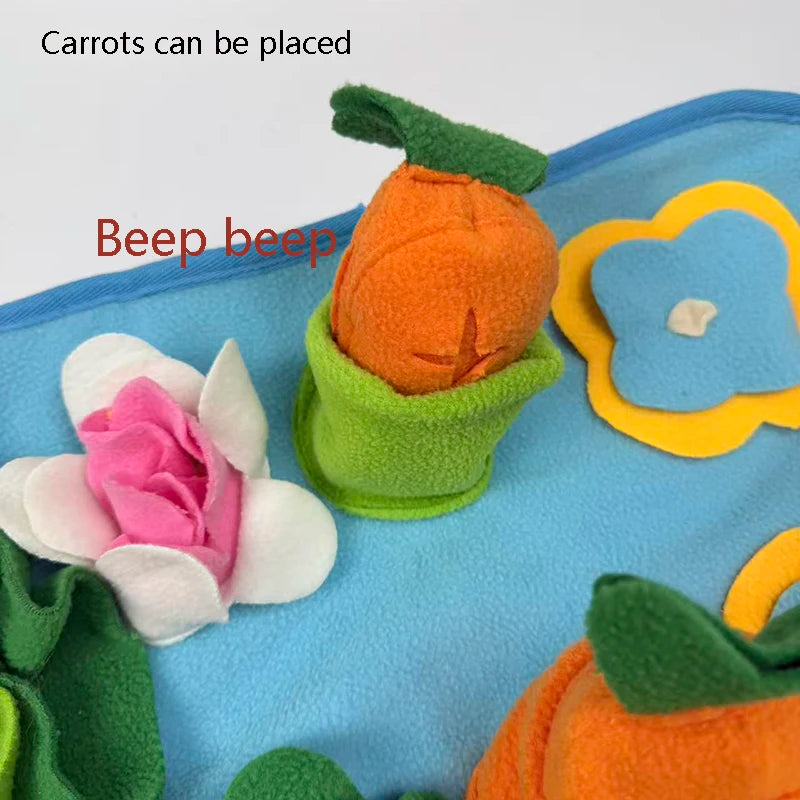Booteely Pet Snuffle Mat Interactive Puzzle Feeding Rug