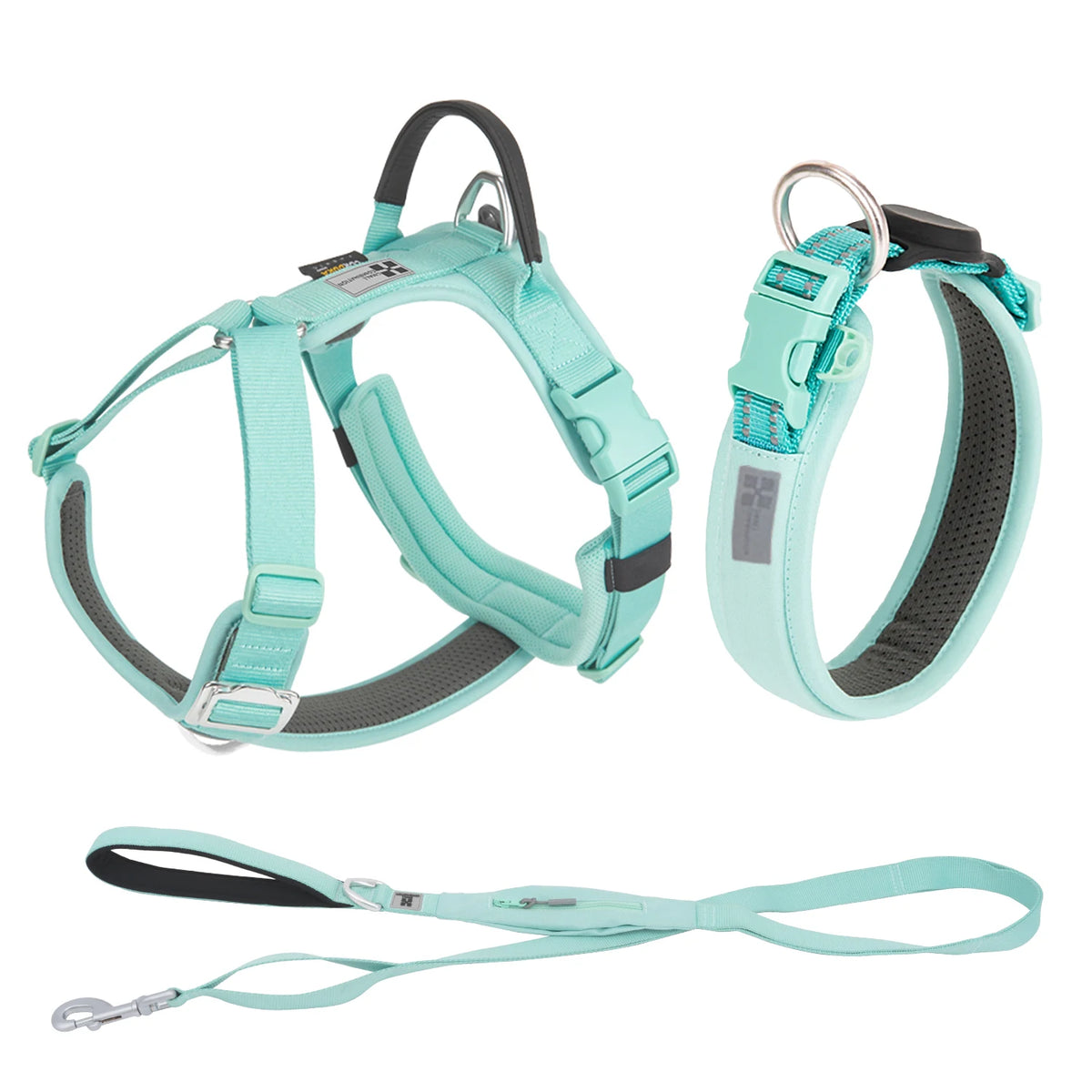 SMALL COMBINATION Reflective No Pull Dog Harness and Leash Set