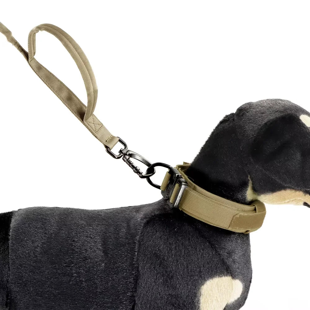 PETRAVEL Adjustable Military Dog Leash With Quick Release Control Handles