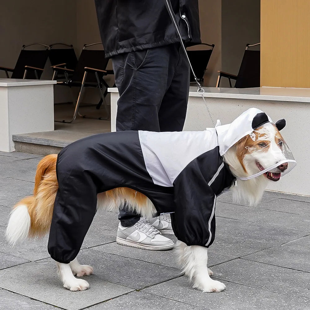 Waterproof Reflective Hooded Raincoat For Dogs And Cats