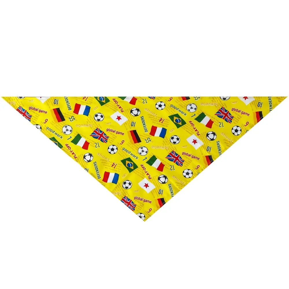 Washable Fruit Floral Dog Bandana Soft Adjustable Pet Scarf