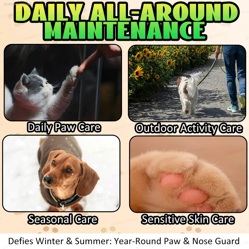 Organic Lick Safe Paw Repair Cream For Dry Pet Paws