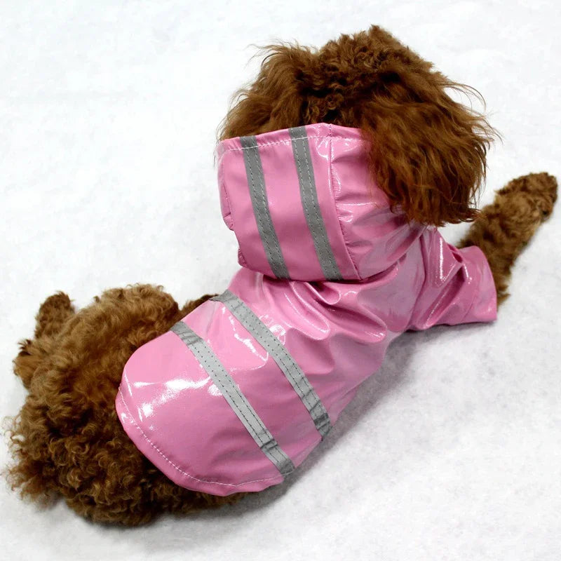 Waterproof Reflective Raincoat For Dogs And Cats Outdoor Protection