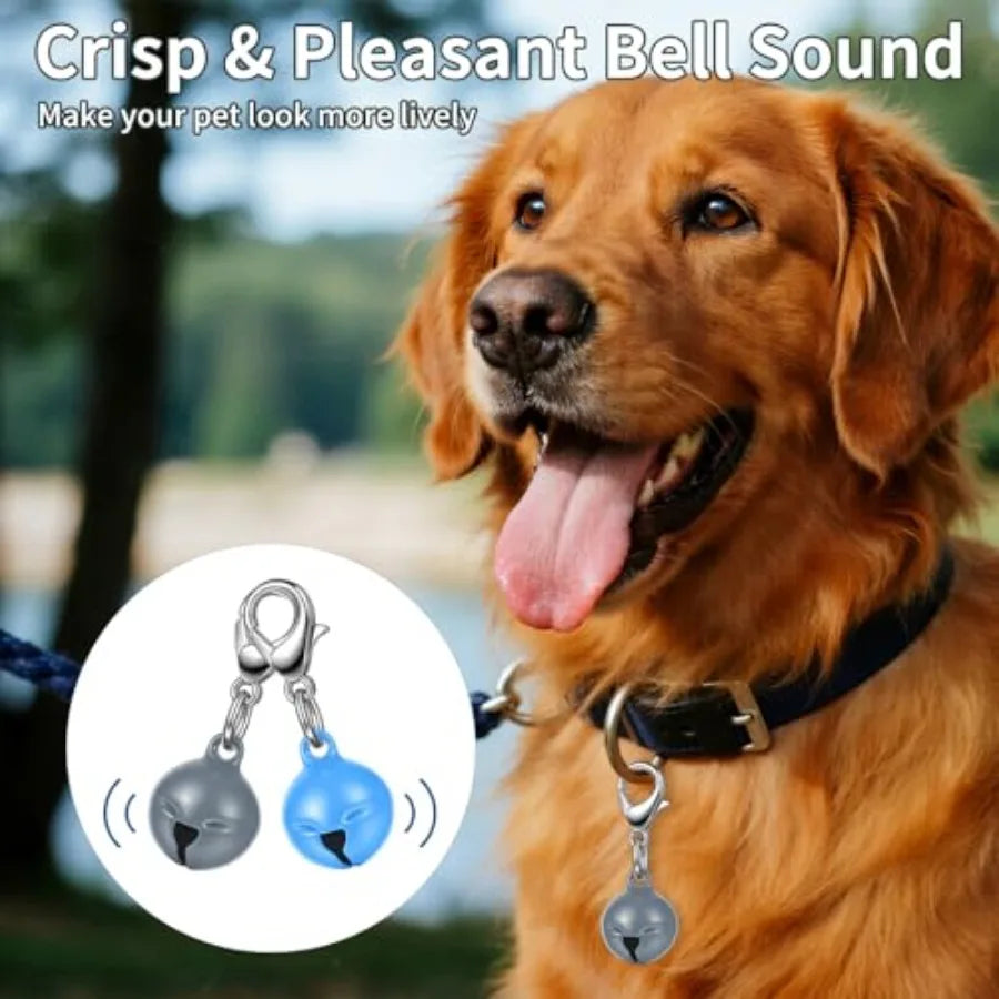 Pet Collar Bells With Key Ring Clasps For Small Pets