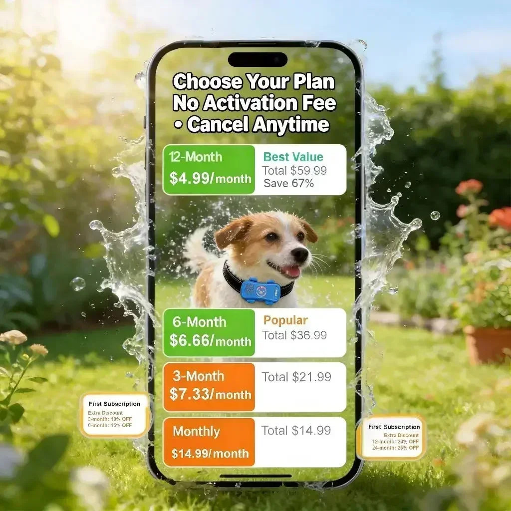 Wanwaytech 4G GPS Pet Tracker For Real Time Location Monitoring