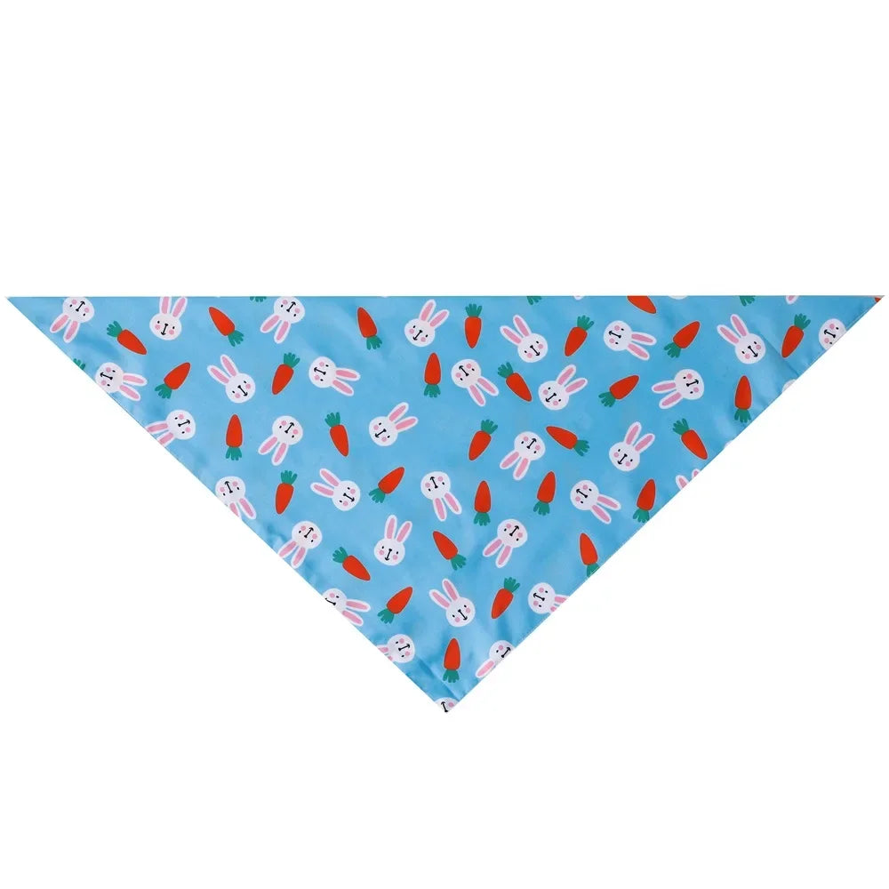 Washable Fruit Floral Dog Bandana Soft Adjustable Pet Scarf