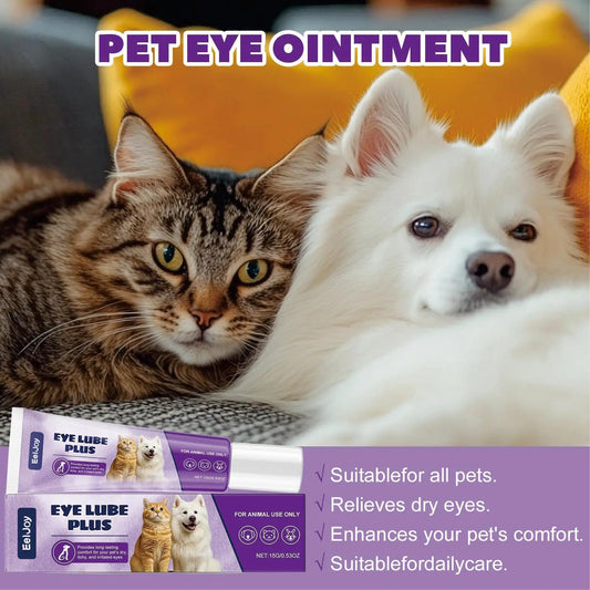 Dog Cat Eye Ointment Dry Eyes Relief Tear Stain Gel